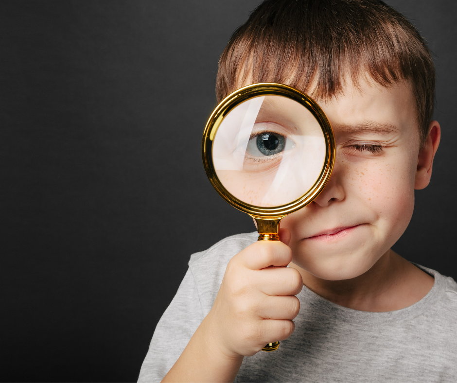 A child suffering from Myopia